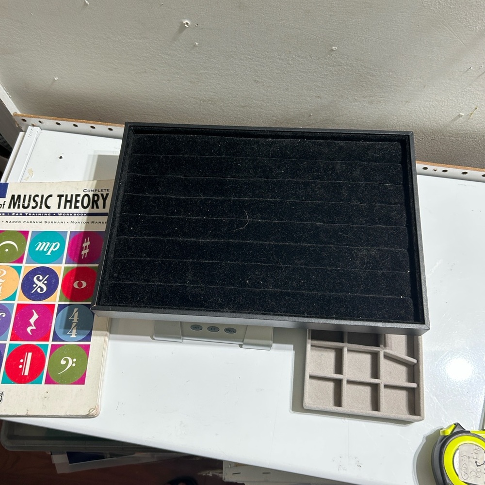 Black Jewelry Display Tray